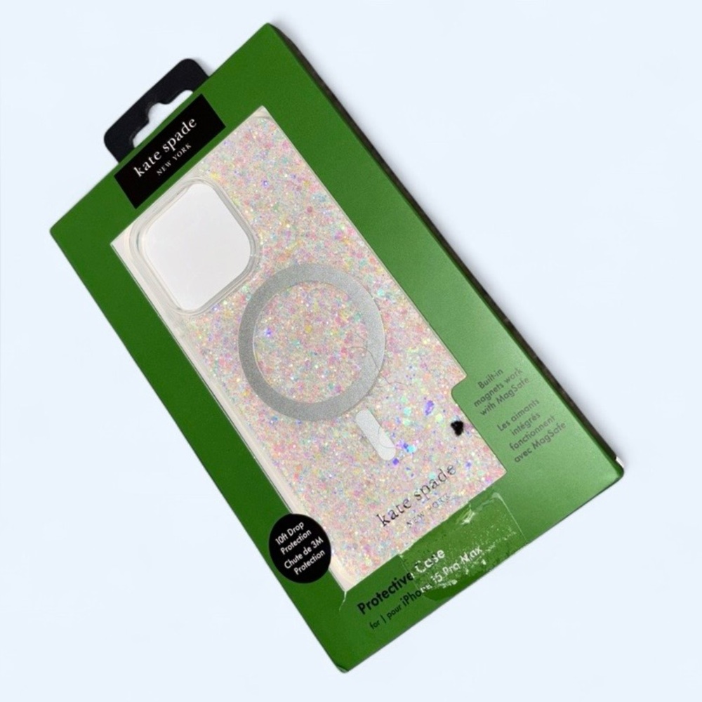 Kate Spade New York Glitter MagSafe Case – iPhone 15 Pro Max